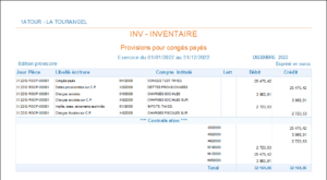 calcul de la tva et conges payes