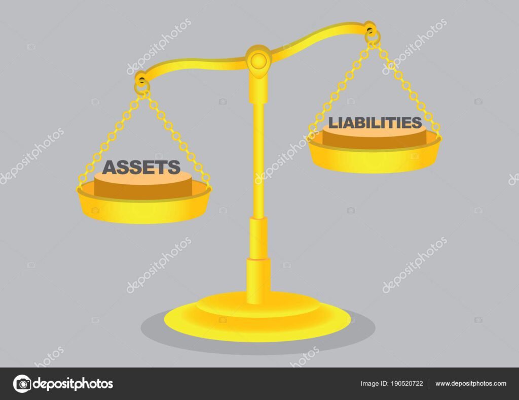 une balance symbolisant actif et passif